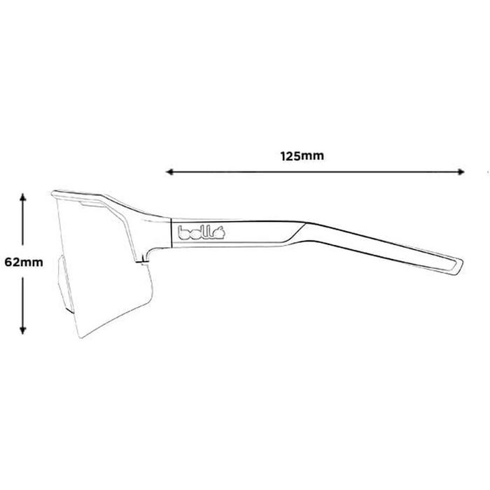 Lunettes de soleil Unisexe Bollé BS005001 Ø 140 mm
