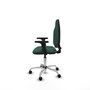 PIQUERAS Y CRESPO Chaise de bureau Algarra, Vert bouteille, Accoudoirs 2D
