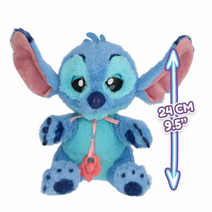 Imc Toys Peluche Baby Paws Stitch avec son et sac de transport