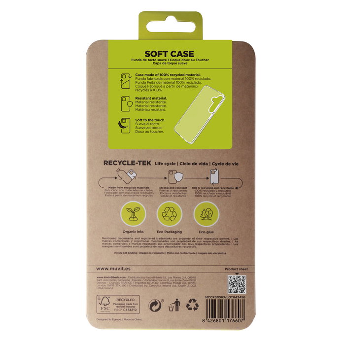 Protection pour téléphone portable Muvit for Change Samsung Galaxy S25 Plus Galaxy S25+