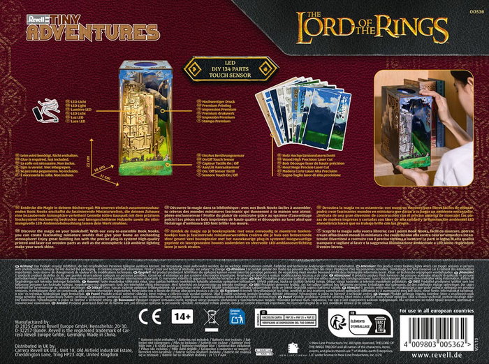 Le Seigneur des anneaux maquette Book Nook Tiny Adventures Minas Tirith 23 cm