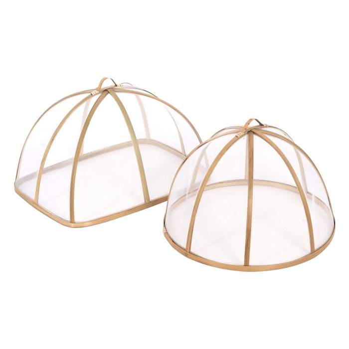 BigBuy Home Couvre-vaisselle Polyester Bambou 35 x 27 x 22 cm BigBuy Home Couvre-vaisselle Polyester Bambou 35 x 27 x 22 cm