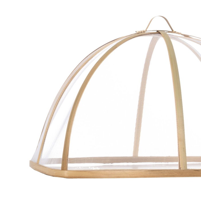 BigBuy Home Couvre-vaisselle Polyester Bambou 35 x 27 x 22 cm BigBuy Home Couvre-vaisselle Polyester Bambou 35 x 27 x 22 cm