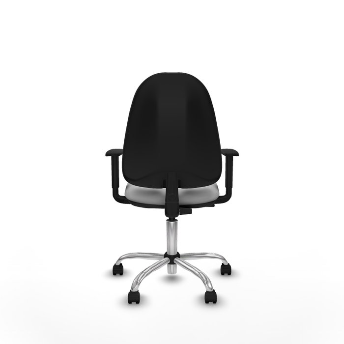 PIQUERAS Y CRESPO Chaise de bureau Algarra, Similicuir Gris clair, Accoudoirs 1D PIQUERAS Y CRESPO Chaise de bureau Algarra, Similicuir Gris clair, Accoudoirs 1D