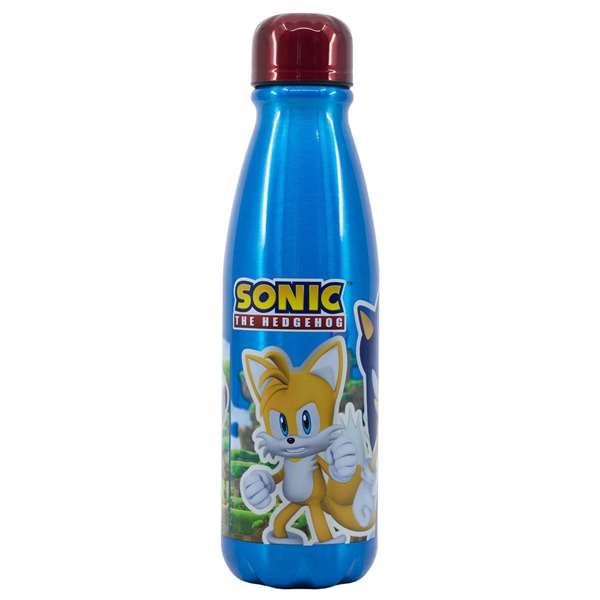 Stor Sonic - Gourde en aluminium 600 ml avec bouchon acier inox, joint silicone, sans pile Stor Sonic - Gourde en aluminium 600 ml avec bouchon acier inox, joint silicone, sans pile