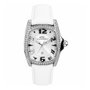 Chronotech CT7988LS09 avec cadran blanc et bracelet en cuir