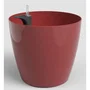 Artevasi San Remo SWS 36 BR - Pot de fleurs avec pieds - Pour intérieur et extérieur - Plastique résistant aux UV - Ø36 x H33,5 cm - 25 L - Rouge foncé