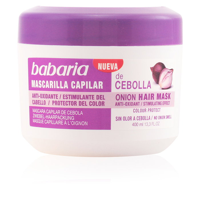Babaria CEBOLLA Masque capillaire antioxydant 400 ml Babaria CEBOLLA Masque capillaire antioxydant 400 ml