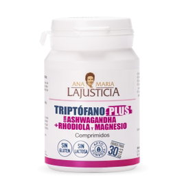 Ana Maria Lajusticia Tryptophane Plus avec Ashwagandha, Rhodiola et Magnésium, 60 comprimés