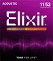 Elixir Jeu de cordes acoustique Nanoweb 92/8 Phosphor Bronze Custom Light 11-52