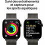 Apple Watch Series 10 GPS + Cellular - 46mm - Boîtier Slate Titanium - Bracelet Slate Milanese Loop - M/L