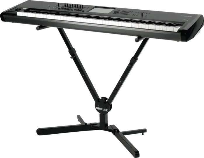 QUIKLOK Support pour Clavier QLY40 Format Y Profil Simple Noir Acier Pliable 99kg QUIKLOK Support pour Clavier QLY40 Format Y Profil Simple Noir Acier Pliable 99kg