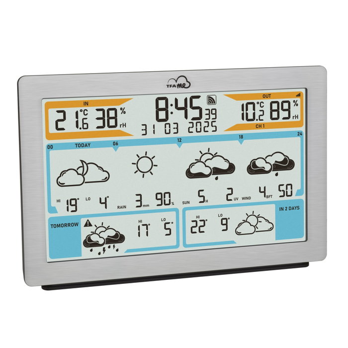 TFA Station météo WiFi TFA.me ID-02 avec émetteur thermo-hygromètre TFA Station météo WiFi TFA.me ID-02 avec émetteur thermo-hygromètre