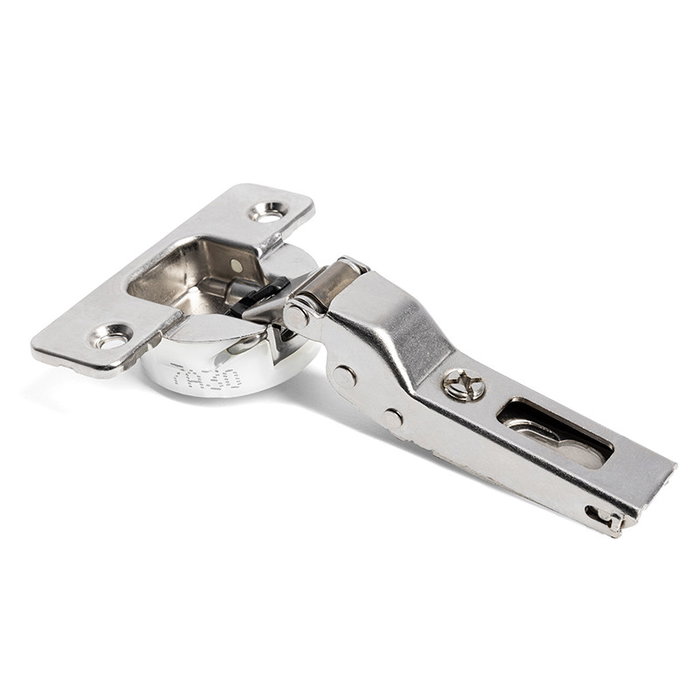 Salice Silentia+ - Paire de charnières amorties pour porte, ouverture à 110°, cazoleta Ø35 mm, montage avec filetage pour bois, coude coudé