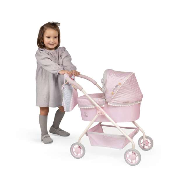 Decuevas Ma Première Poussette pour Poupée Sophie - Pour Poupées Jusqu'à 42 cm - Âge Minimum 3 Ans - Dimensions 35x50x56 cm