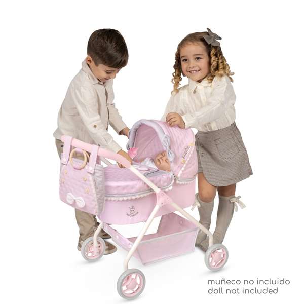 Decuevas Ma Première Poussette pour Poupée Sophie - Pour Poupées Jusqu'à 42 cm - Âge Minimum 3 Ans - Dimensions 35x50x56 cm