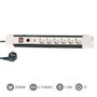 GSC Evolution Multiprise de protection 6 prises avec interrupteur, 1,5m, blanc