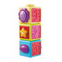 TACHAN - Cubes d'apprentissage et d'activités - Jeu d'empilage éducatif multilingue (anglais, français, allemand, italien, portugais, espagnol) pour enfants - Recommandé dès 12 mois