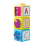 TACHAN - Cubes d'apprentissage et d'activités - Jeu d'empilage éducatif multilingue (anglais, français, allemand, italien, portugais, espagnol) pour enfants - Recommandé dès 12 mois