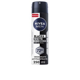 Nivea Déodorant spray invisible original pour hommes Black & White 250 ml