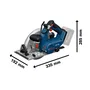 Bosch Professional Scie circulaire sans fil GKS 18V-68-2 18V 190 mm avec butée parallèle et lame de scie pour bois