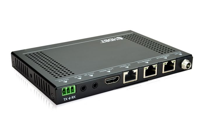 Vivolink Kit d'extension HDBaseT 100m - Émetteur/Récepteur HDMI 4K, IR, RS232, PoC, HDCP 2.2 pour transmission jusqu'à 100m