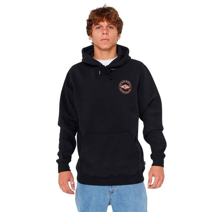 Sweat à capuche homme Rip Curl Staple Hood Noir L Sweat à capuche homme Rip Curl Staple Hood Noir L