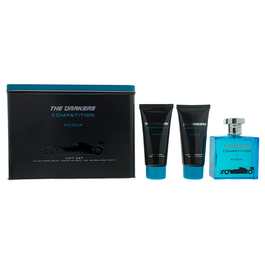 Ferrari The Drakers Competition Acqua - Coffret Parfum Homme - Eau de Toilette 10 ml + Gel Douche Hydratant Corps et Cheveux 100 ml