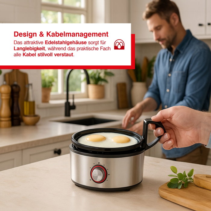 Solis Egg Boiler & More - Cuiseur à œufs multifonction jusqu'à 7 œufs