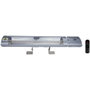 Alpina Estufa de Cuarzo Murale pour Extérieur 2000W avec Télécommande IP55 – Surface chauffage 12-18 m² – 67,5 x 10,5 x 7,5 cm