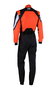 OMP Combinaison de course Karting KS-3X FIA 8877-2022 Enfant Noir / Orange Fluo Taille 160