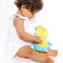 Molto Gusyluz Licorne peluche avec lumière et son - Jouet éducatif 24 cm - Fonctionne avec 2 piles AA incluses - Langues: espagnol, anglais
