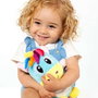 Molto Gusyluz Licorne peluche avec lumière et son - Jouet éducatif 24 cm - Fonctionne avec 2 piles AA incluses - Langues: espagnol, anglais