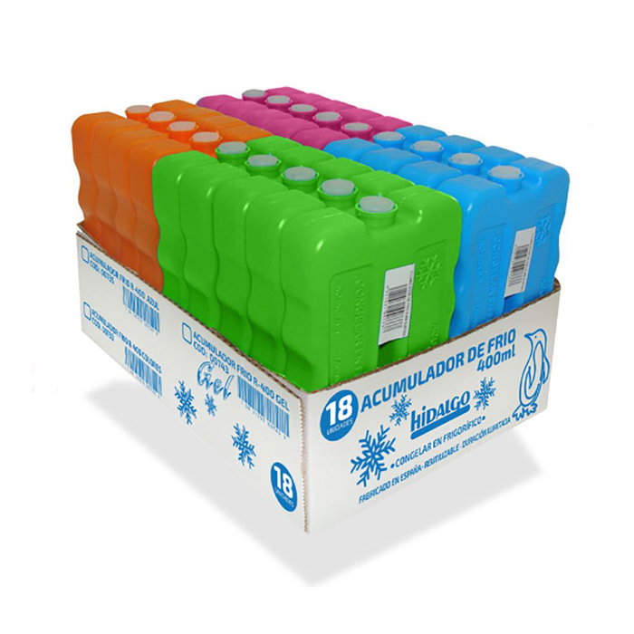 Hidalgo R-400 Accumulateur de froid 400 ml Couleurs assorties 16 x 9,5 x 3 cm