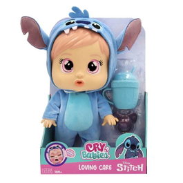 Imc Toys Muñeco Bebé Llorón Loving Care Disney W2 Stitch 27,4 Cm