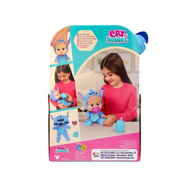 Imc Toys Muñeco Bebé Llorón Loving Care Disney W2 Stitch 27,4 Cm