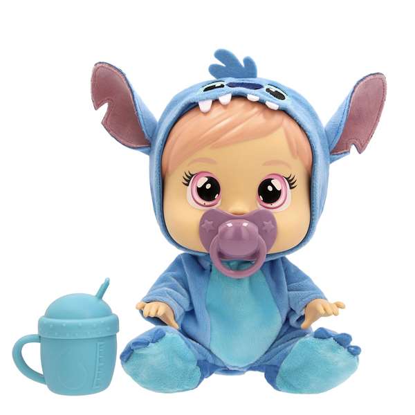 Imc Toys Muñeco Bebé Llorón Loving Care Disney W2 Stitch 27,4 Cm