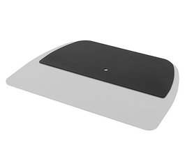 B-Tech BT4002-SPC Plaque de Couverture pour Socle de Sol, Cache-Trous, 510 x 233.5 mm