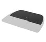 B-Tech BT4002-SPC Plaque de Couverture pour Socle de Sol, Cache-Trous, 510 x 233.5 mm