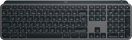 Logitech 920-011587 MX Keys S, Clavier sans fil Bluetooth avec rétroéclairage et pavé numérique, Noir