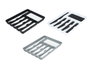 Kinvara Cubertero 6 compartiments assortis 32x4x40 cm plastique polypropylène blanc/gris/noir (Set de 12)
