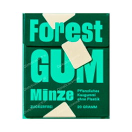 FOREST GUM Chewing-gum Eucalyptus et Menthol 20g sans plastique