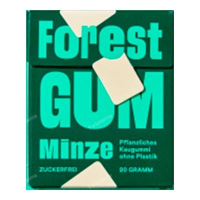 FOREST GUM Chewing-gum Eucalyptus et Menthol 20g Sans Plastique FOREST GUM Chewing-gum Eucalyptus et Menthol 20g Sans Plastique