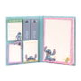 ERIK - Bloc de notes adhésives A6 avec autocollants - Stitch Disney - 11x15,5 cm - Bloc notes et 5 types d'étiquettes