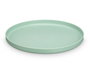 Leknes Assiette Plate 25 cm Vert - Plastique PP Lavable au Lave-vaisselle (Set de 24)