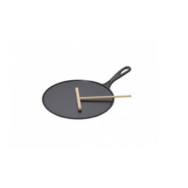 Le Creuset Poêle à crêpes en fonte 27 cm Noir