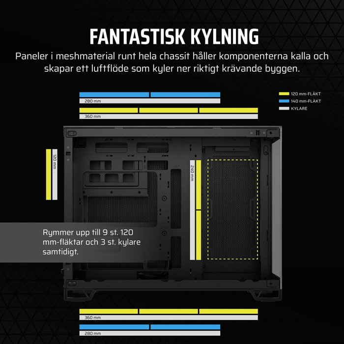 Corsair 2500X Boîtier PC mATX Black/Obsidian Aluminum Corsair 2500X Boîtier PC mATX Black/Obsidian Aluminum