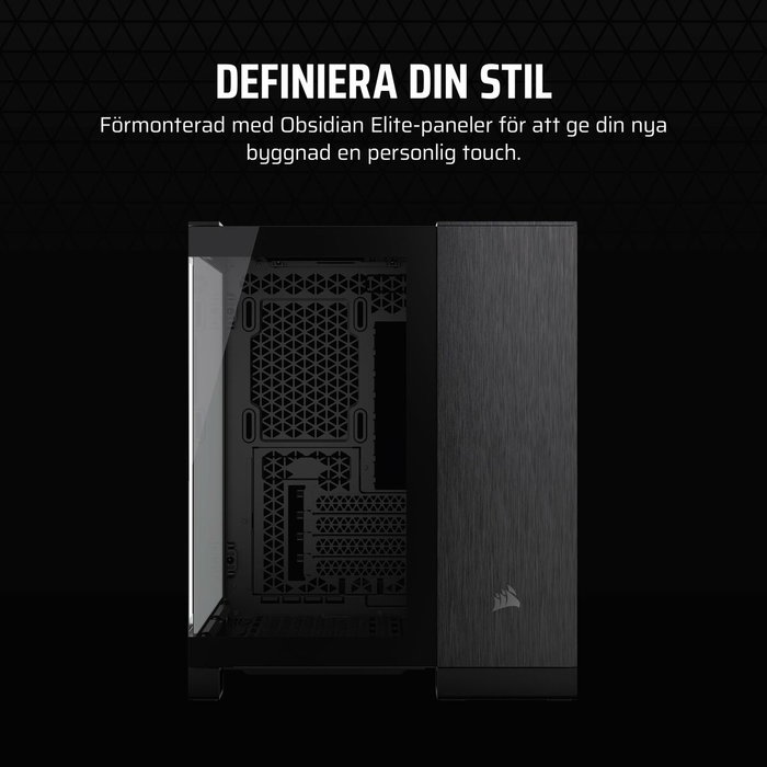 Corsair 2500X Boîtier PC mATX Black/Obsidian Aluminum Corsair 2500X Boîtier PC mATX Black/Obsidian Aluminum