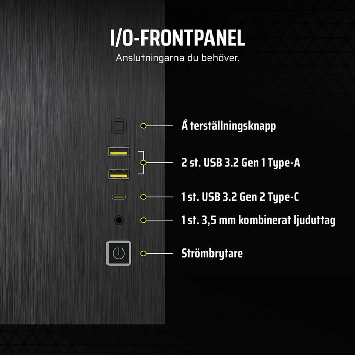 Corsair 2500X Boîtier PC mATX Black/Obsidian Aluminum Corsair 2500X Boîtier PC mATX Black/Obsidian Aluminum
