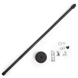 Barre de suspension extensible pour rails de spots LED 50-100 cm - Noir